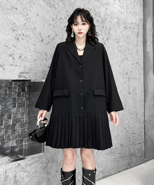 Black Mesh Layered Skirt